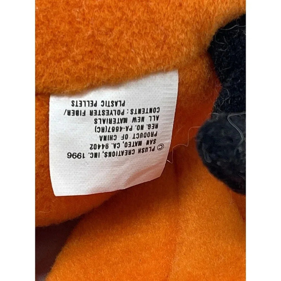 VTG Plush Creations Betsy Butterfly Bean Bag Friends Stuffed Animal 1996 RARE - Picture 12 of 13